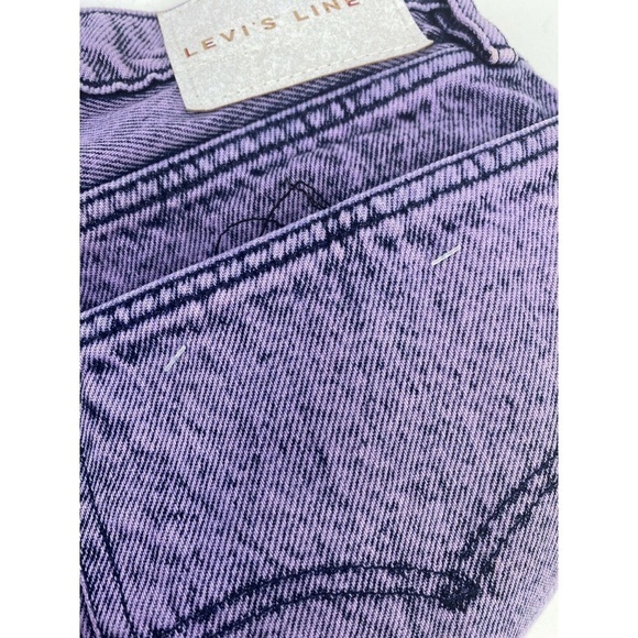 RARE Levis LINE 8 “SAMPLE GARMENT” Cropped Jeans - Picture 6 of 8